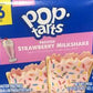 Pop-Tarts Frosted Strawberry Milkshake Toaster Pastries 27 oz  16 ct