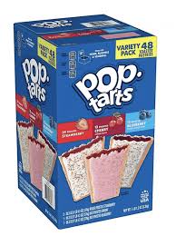 Pop-Tarts Frosted Strawberry, Cherry & Blueberry Variety Pack, 48 ct.