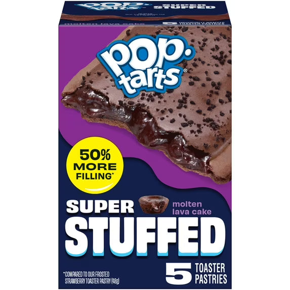 Pop-Tarts Super Stuffed Molten Lava Cake , Shelf-Stable, 10.9 oz (5 Count)