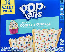 Pop-Tarts Frosted Confetti Cupcake Toaster Pastries, Shelf-Stable, 27 Oz (16 Count)