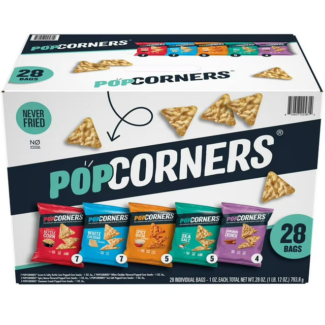 PopCorners Variety Pack Chips, 1 oz, 28 ct.