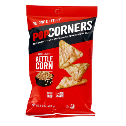 Popcorners Kettle Corn Snack Chips, 1.75-oz. Bags