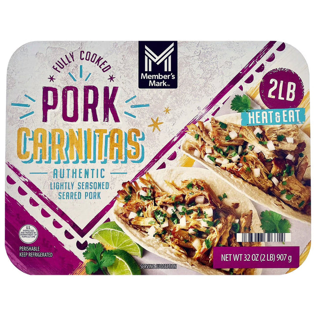 Member'sFully Cooked Pork Carnitas, 2 lbs.