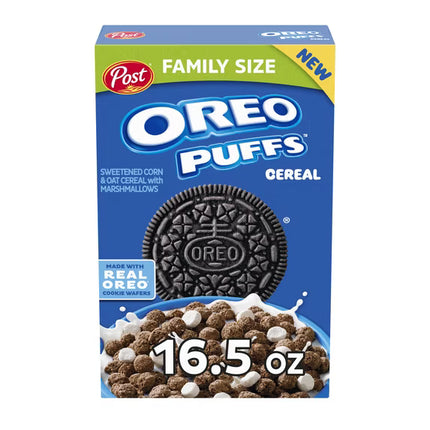 Post OREO PUFFS™ Cereal, Crunchy Chocolatey Breakfast, 16.5 oz