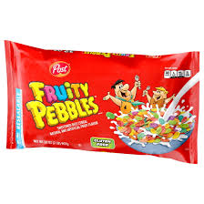 Post Fruity PEBBLES Cereal, Fruity Cereal, Gluten Free, Crunchy 32 oz Bag