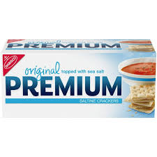 Nabisco Premium Original Saltine Crackers, Lunch Snacks, 16 oz