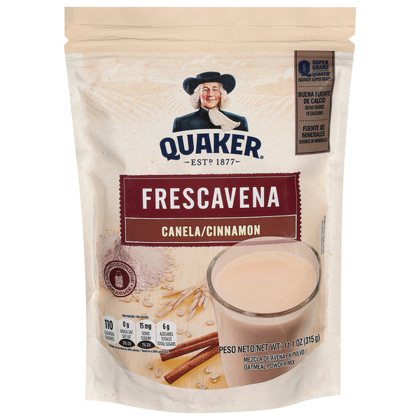 FRESCAVENA Quaker Cinnamon Oatmeal Powder Mix 11 OZ