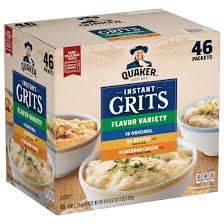 Quaker Instant Grits Flavor Variety Pack, 46 pk.