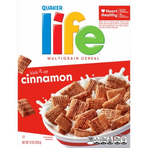 Quaker Life Multigrain Cereal Cinnamon 13 Oz