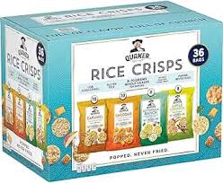 Quaker Rice Crisps, Variety Pack, 36-count