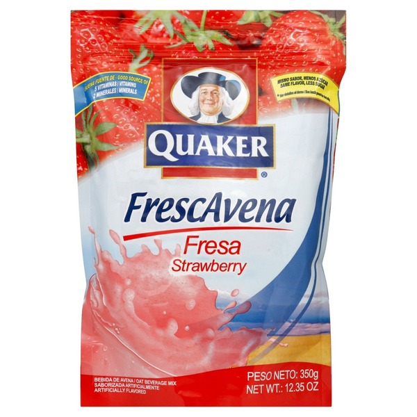 FRESCAVENA Quaker Strawberry Oatmeal Powder Mix