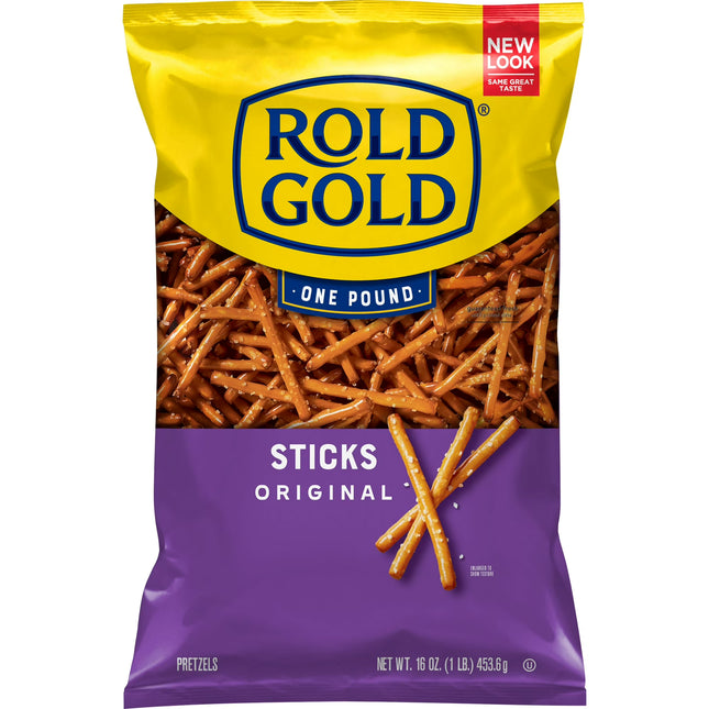 Rold Gold Pretzel Sticks Snacks, 16 oz Bag