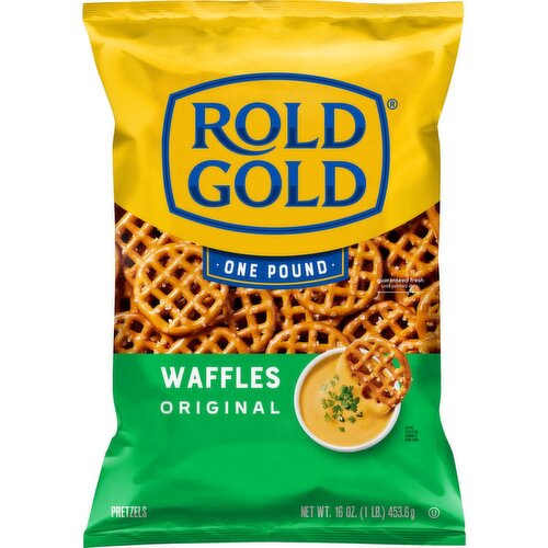 Rold Gold Pretzels Waffles Original 16 Oz