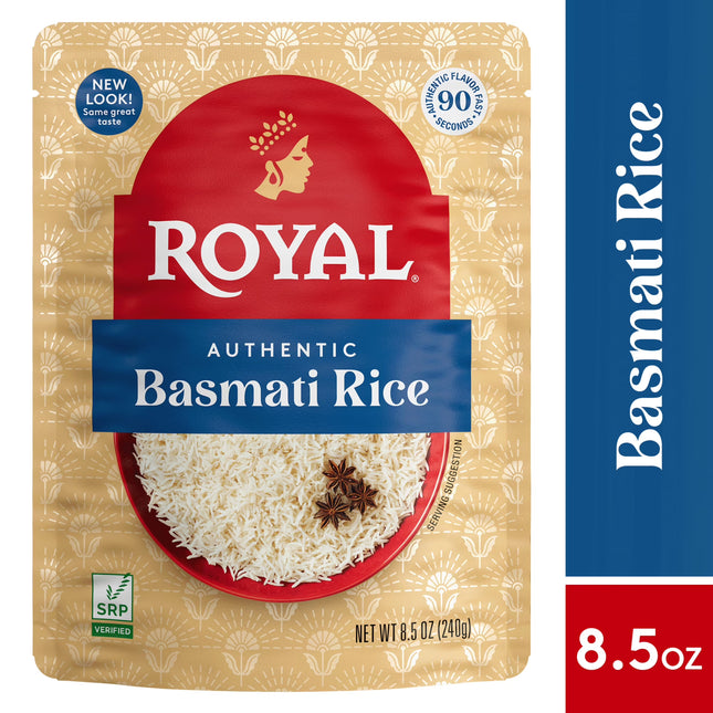 Royal Long Grain White Basmati Rice, 8.5 Oz