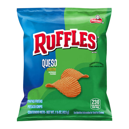 Ruffles Queso Cheese Flavored Potato Chips
