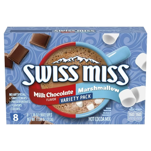 ﻿Swiss Miss  Milk Chocolate with Mini Marshmallow, 8  ct.