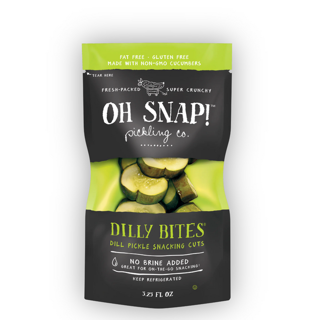 Oh Snap! Dilly Bites Dill Pickle Snacking Cuts 3.25 OZ