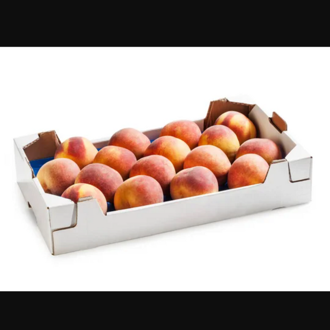 White Flesh Box Peaches 8-10 CT