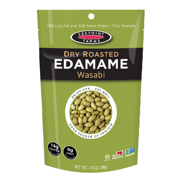 Seapoint Farms Dry Roasted Edamame, Wasabi