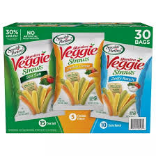 Sensible Portions Garden Veggie Straws Variety Snack Pack, 30 pk./1 oz