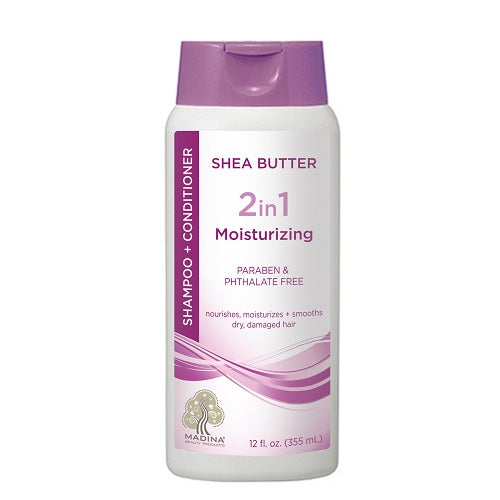 ﻿Shea Butter 2 in 1 Moisturizing Shampoo + Conditione