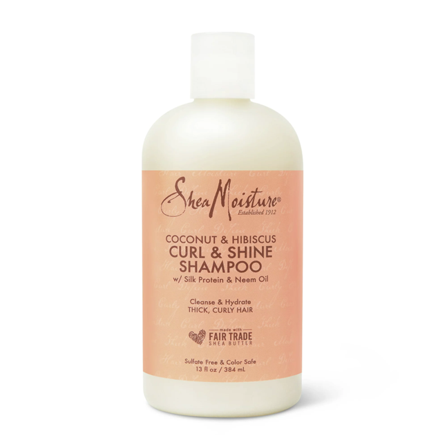 SheaMoisture Coconut and Hibiscus Curl and Shine Shampoo 13 fl oz