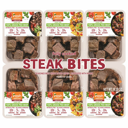Sirloin Steak Bites, 3.2 oz, 6-count