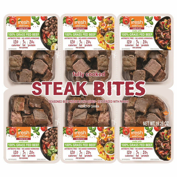 Sirloin Steak Bites, 3.2 oz, 6-count