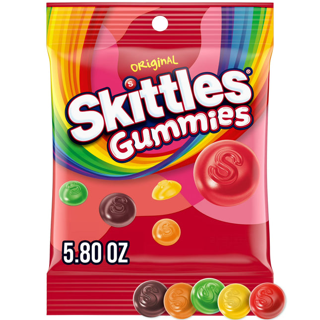 Skittles Gummies Original Gummy Candy - 5.8 Oz Bag