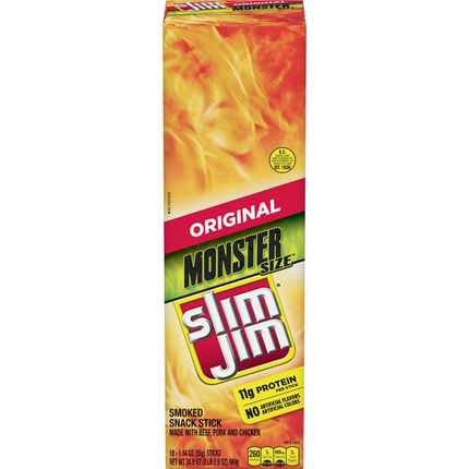 The Yard Box - Slim Jim Monster, 18 ct