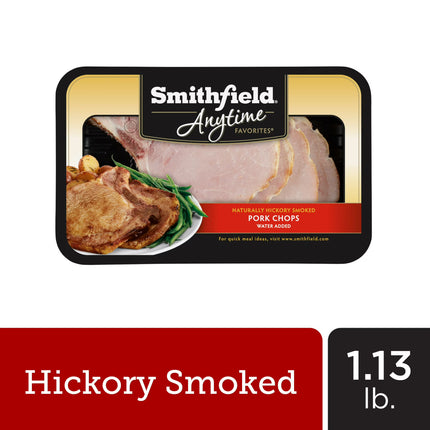 Smithfield, Cooked Bone in Hickory Smoked Pork Chops