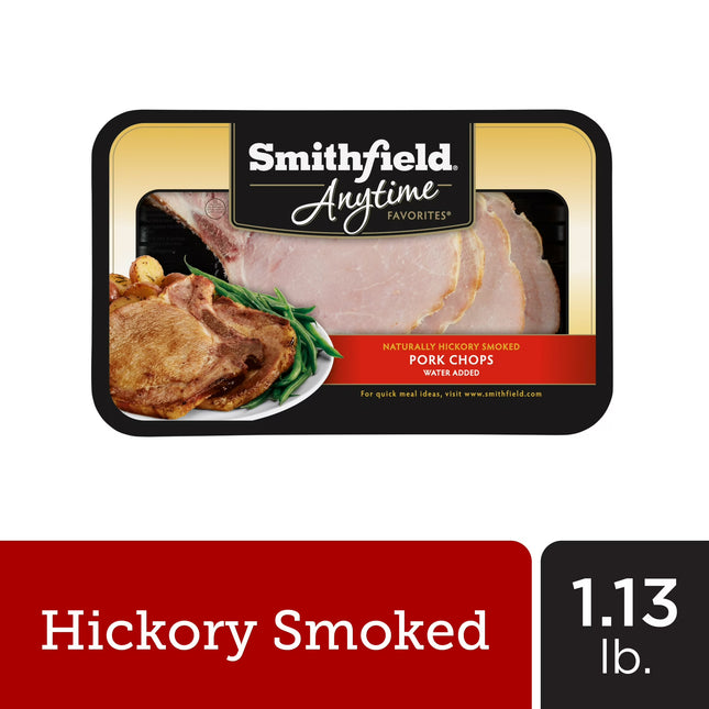 Smithfield, Cooked Bone in Hickory Smoked Pork Chops
