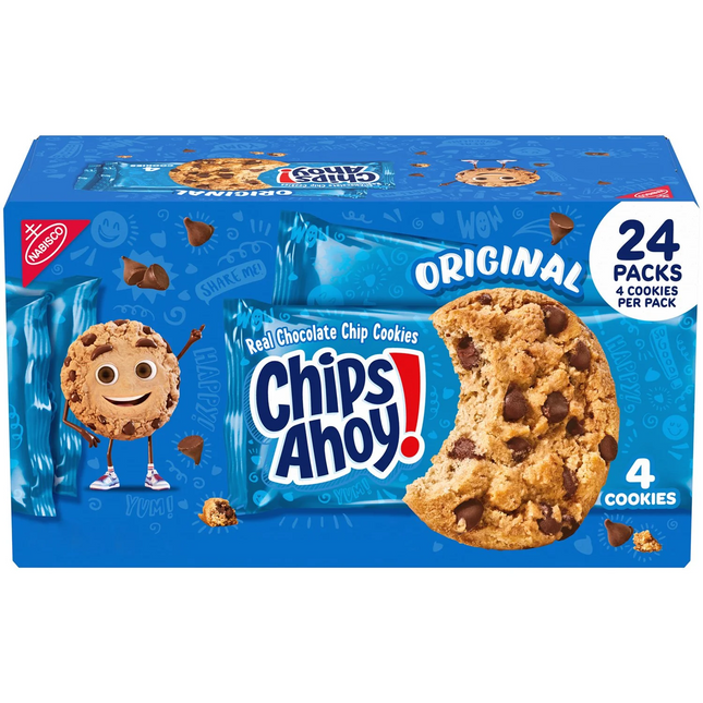 Chips Ahoy Snack Packs 1.55 oz., 24 pk.