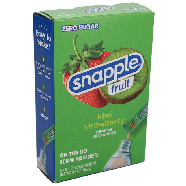 Snapple Fruit Kiwi Strawberry Drink Mix, 6-pc