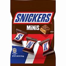 Snickers Mini Candies, 2.48-oz