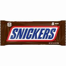 Snickers Peanut Candy, 5-pc Pack.