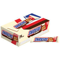 Snickers White W/Peanut and White chocolate Share A Size - 2.84 oz, 24 Ct
