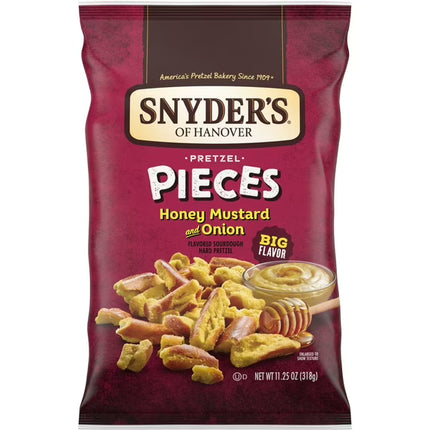 Snyder'S of Hanover Honey Mustard & Onion Flavored Pretzel Pieces, 11.25 Oz