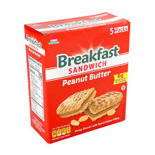 Sobisk Peanut Butter Breakfast Sandwich Cookies, 5.3 oz.