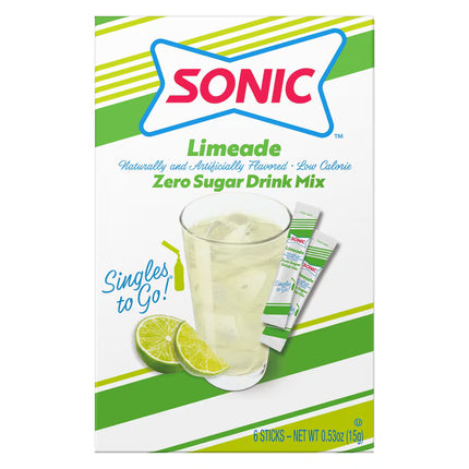 Sonic Singles to Go Limeade Drink Mix, 6-ct. Box