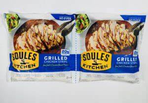 Soules Kitchen flamed Grilled Chicken Strips Twin Pack 32 oz