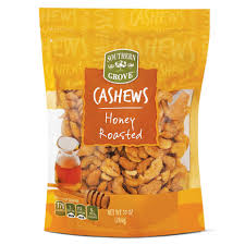 Southern Grove Honey Roasted Cashews 10 oz