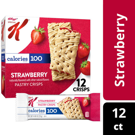 Kellogg's Special K  Strawberry Pastry Crisps,  5.28 oz, 12 Count