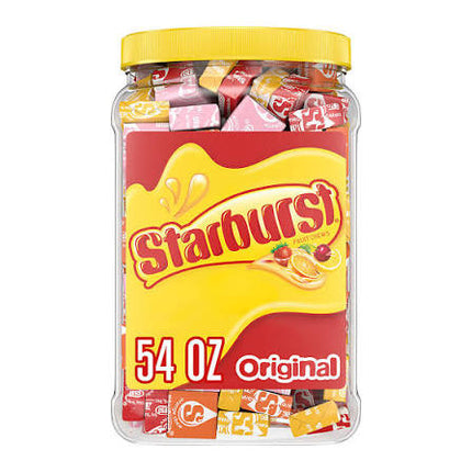 Starburst Original Fruit Chews Candy, Bulk Jar, 54 oz.