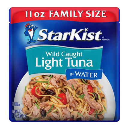 Starkist Chunk Light Tuna in Water, 19G Protein, 11 Oz Pouch