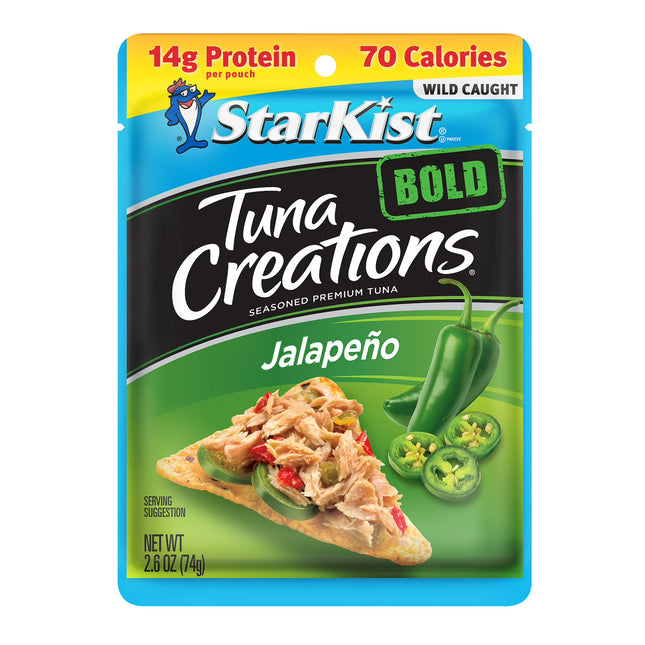 Starkist Tuna Creations, BOLD Jalapeno,  2.6 Oz Pouch