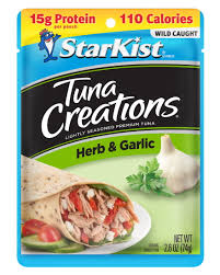 Starkist Tuna Creations, Herb and Garlic, 2.6 Oz Pouch