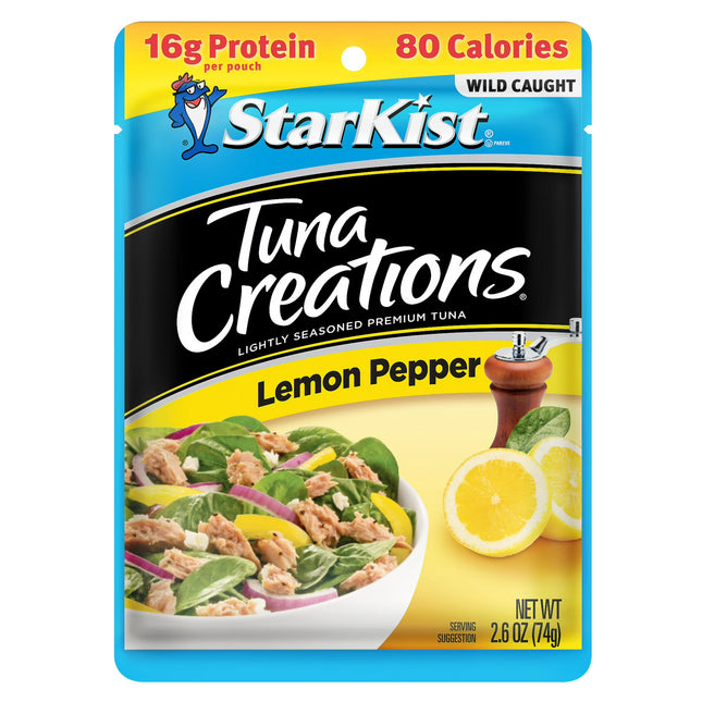 Starkist Tuna Creations, Lemon Pepper 2.6 Oz Pouch