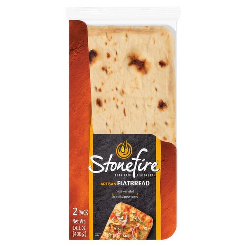 Stonefire® Authentic Artisan Flatbread Pizza, 14.1 oz, 2 Count
