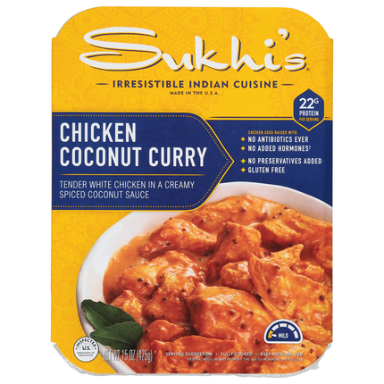 Sukhi's Indian Chicken Coconut Curry Gluten Free  15 OZ